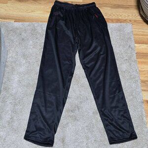 Large Light Weight Running Pant - Tie Waist and Zip Pockets Black